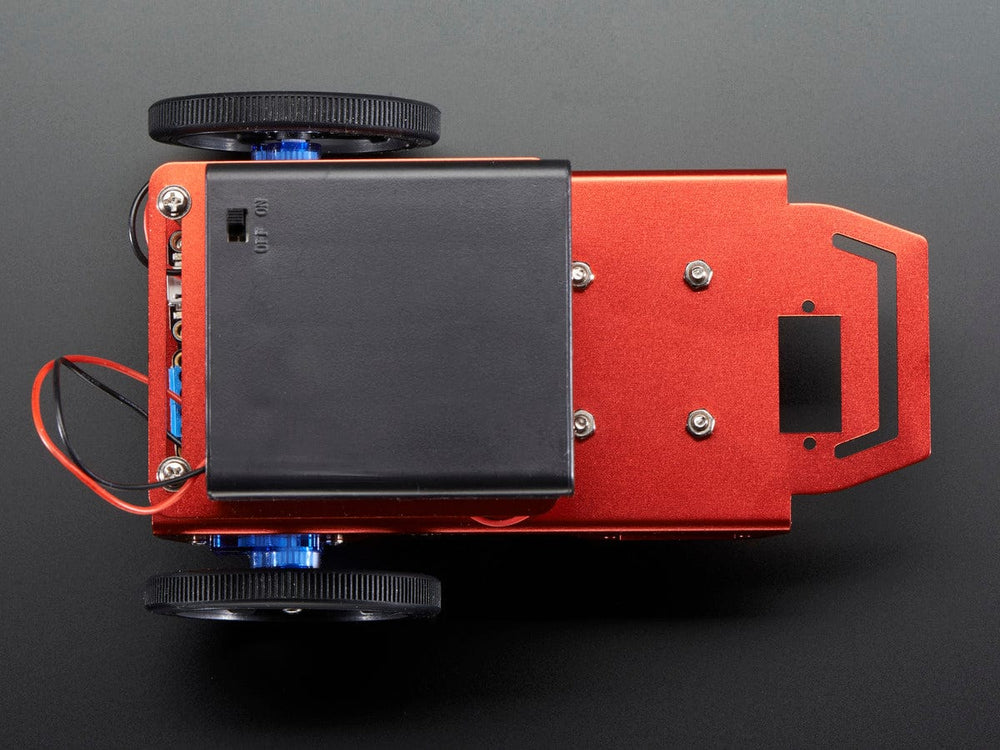 Mini Robot Rover Chassis Kit - 2WD with DC Motors by The Pi Hut - The Pi Hut