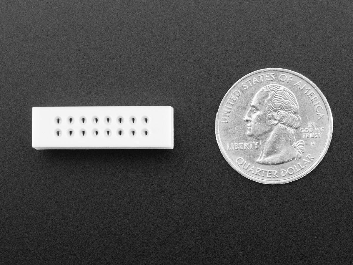 Mini Solderless Breadboard - 2x8 Points by The Pi Hut - The Pi Hut