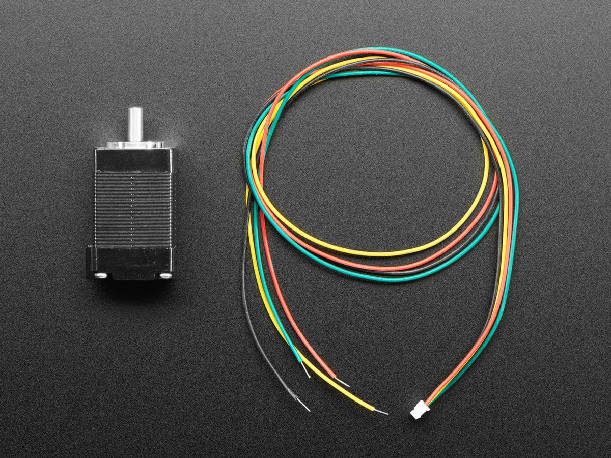Mini Stepper Motor - 200 Steps - 20x30mm NEMA-8 Size by The Pi Hut - The Pi Hut