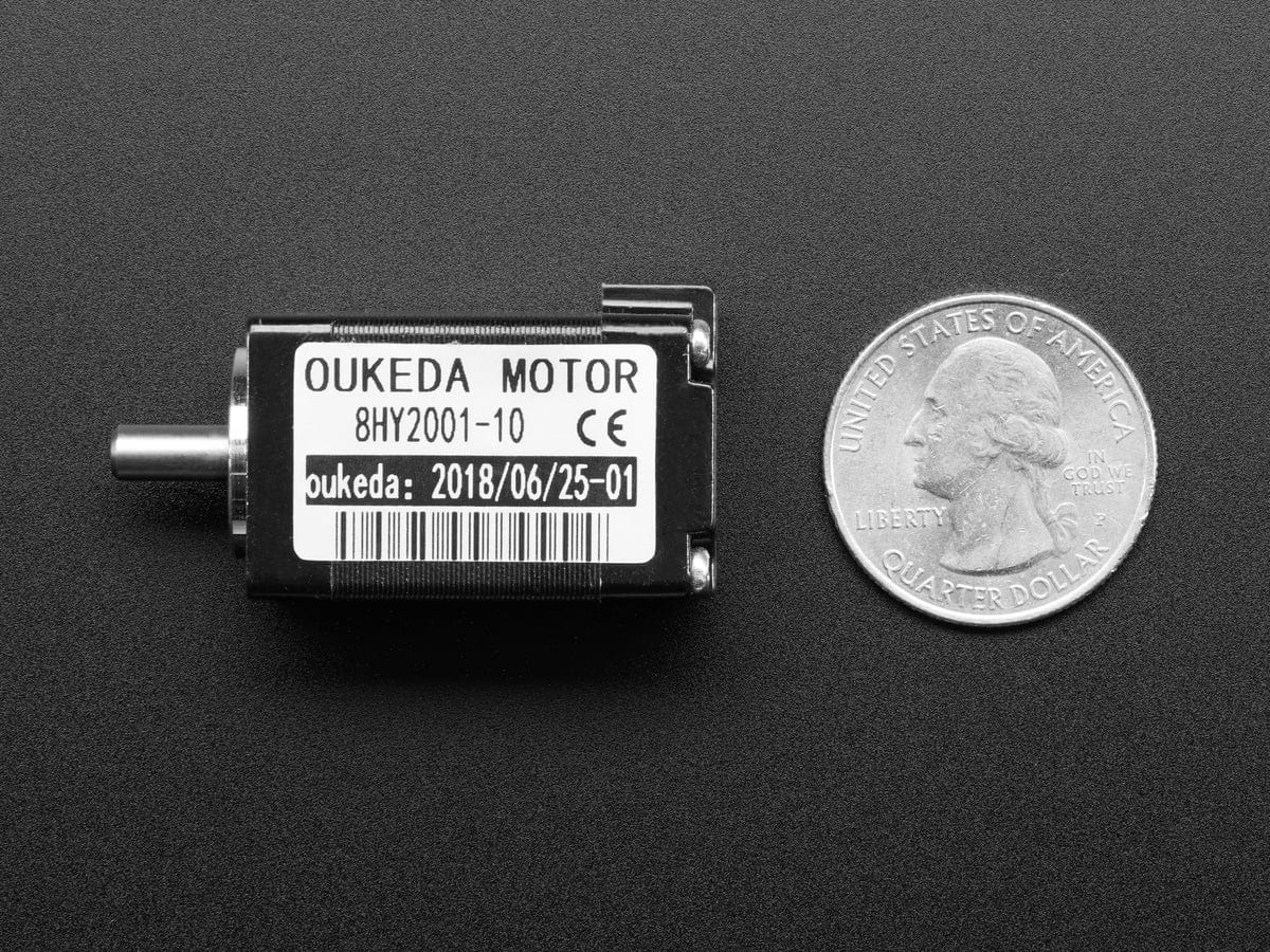 Mini Stepper Motor - 200 Steps - 20x30mm NEMA-8 Size by The Pi Hut - The Pi Hut