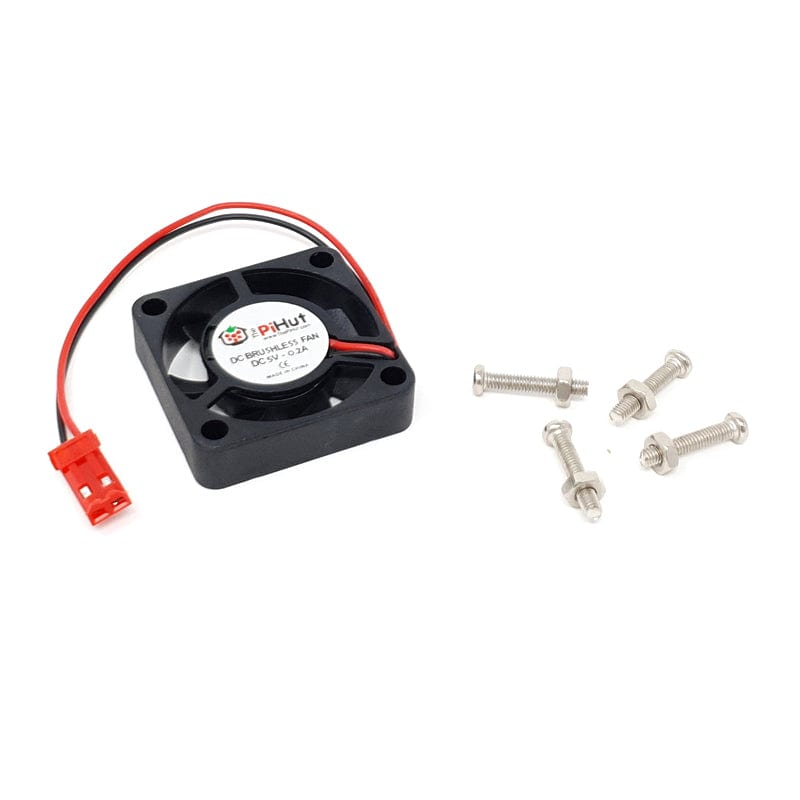 Miniature 5V Cooling Fan for Raspberry Pi by The Pi Hut - The Pi Hut
