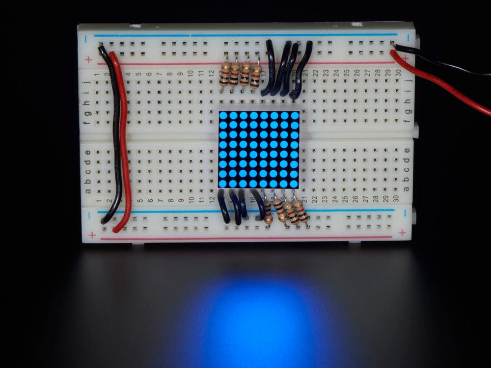 Miniature 8x8 Blue LED Matrix by The Pi Hut - The Pi Hut