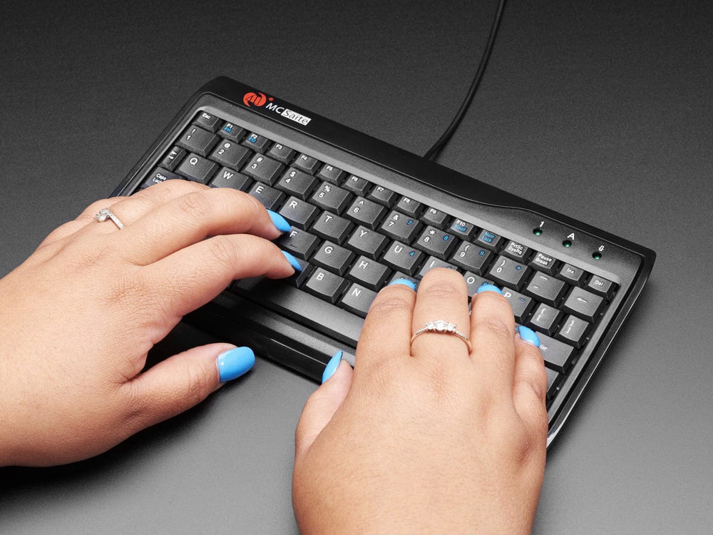 Miniature Keyboard- Microcontroller-Friendly PS/2 and USB by The Pi Hut - The Pi Hut