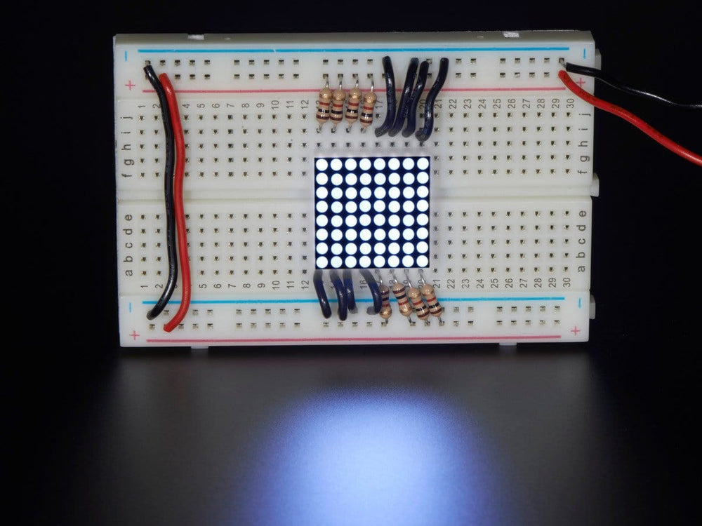 Miniature Ultra-Bright 8x8 White LED Matrix by The Pi Hut - The Pi Hut
