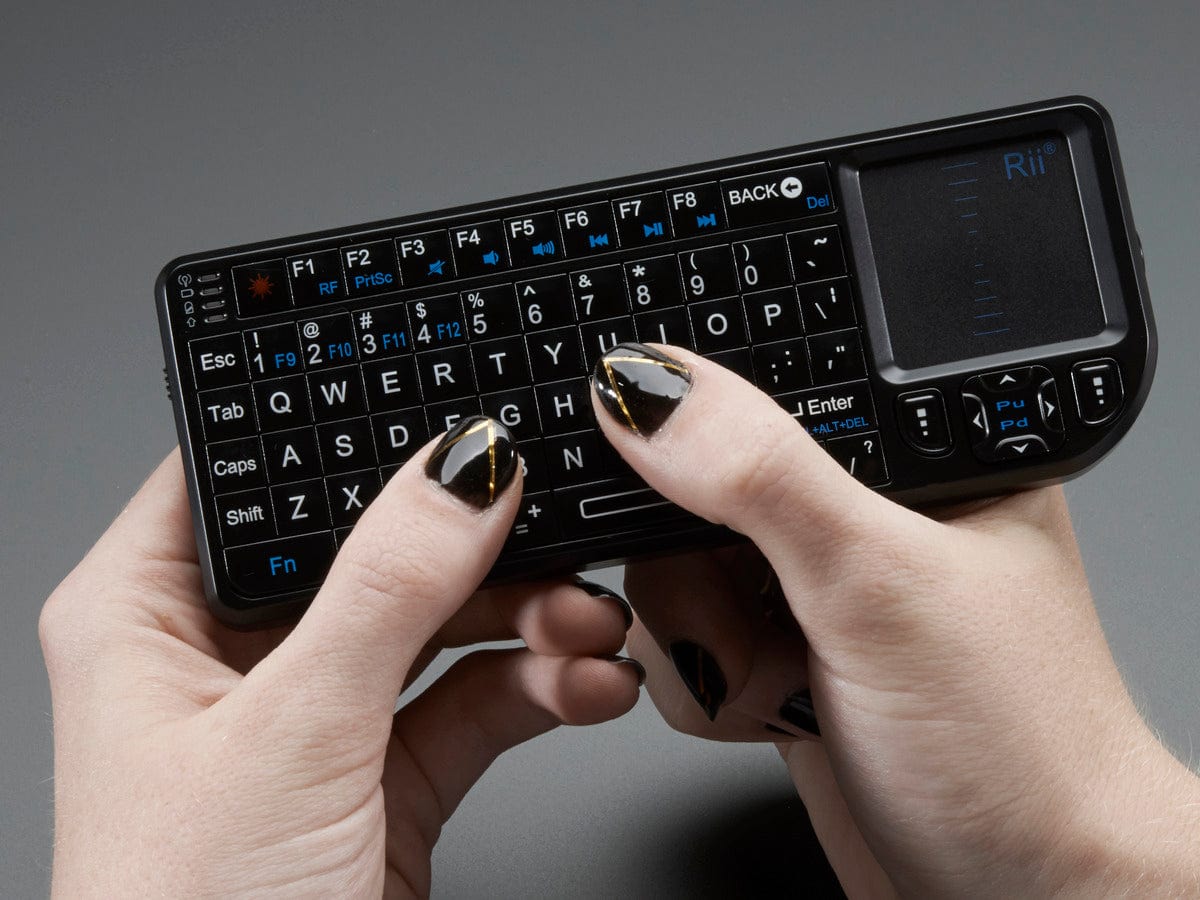 Miniature Wireless USB Keyboard with Touchpad by The Pi Hut - The Pi Hut