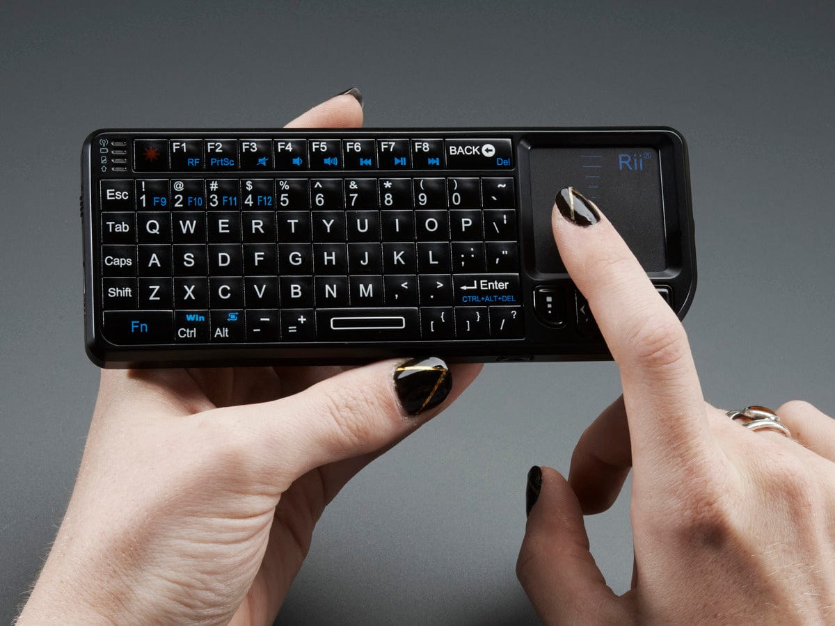 Miniature Wireless USB Keyboard with Touchpad by The Pi Hut - The Pi Hut
