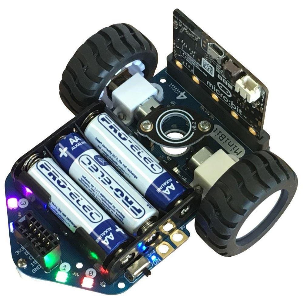 MiniBit Robot for the micro:bit by 4tronix - The Pi Hut
