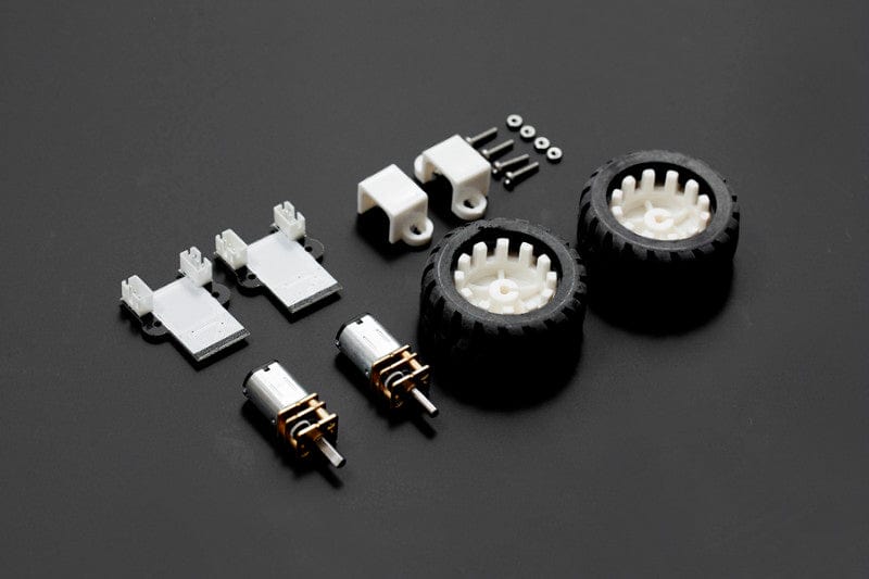 MiniQ Motor Wheel Set with Encoder by DFRobot - The Pi Hut