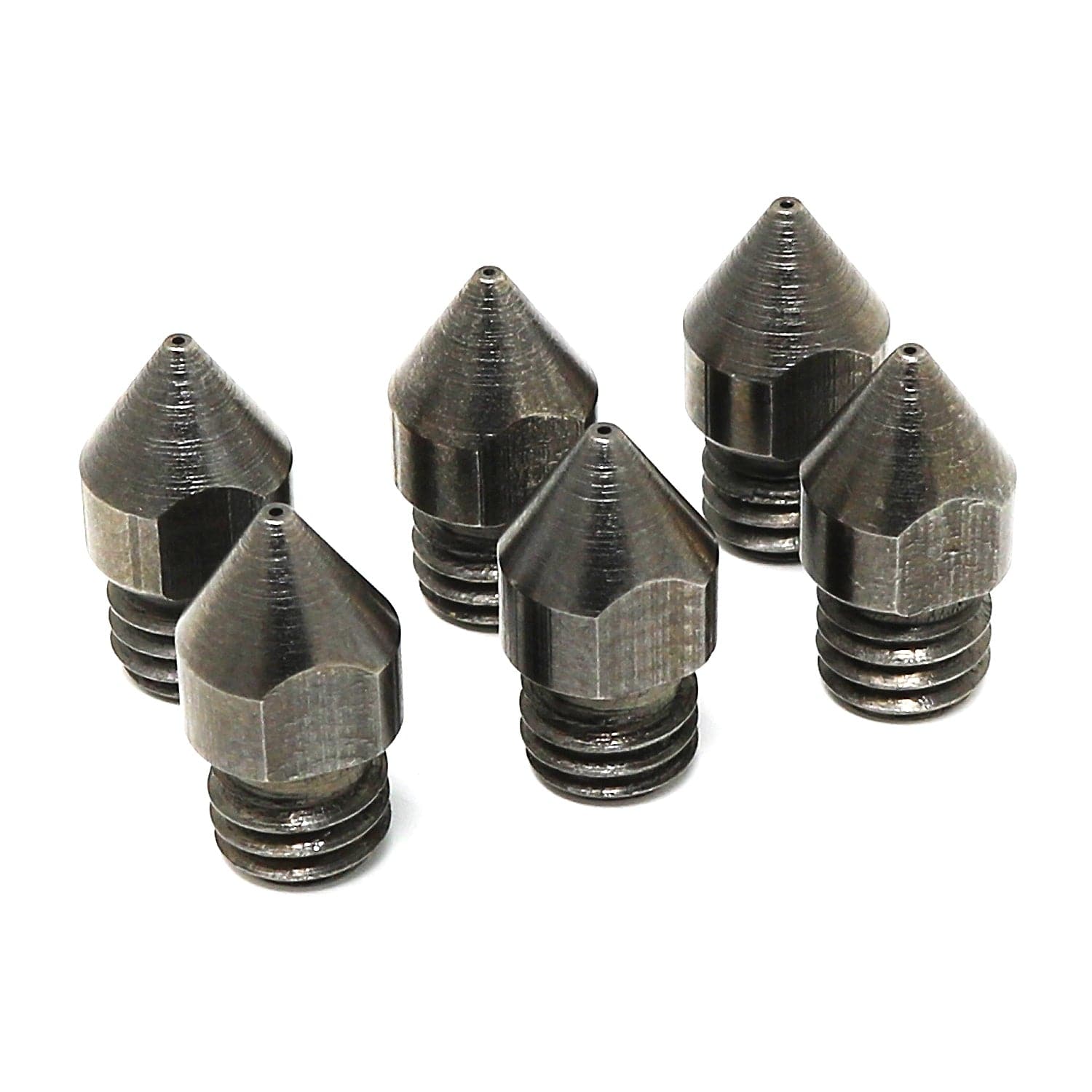 MK8 Hardened Steel 3D Printer Nozzles - 6-pack by The Pi Hut - The Pi Hut