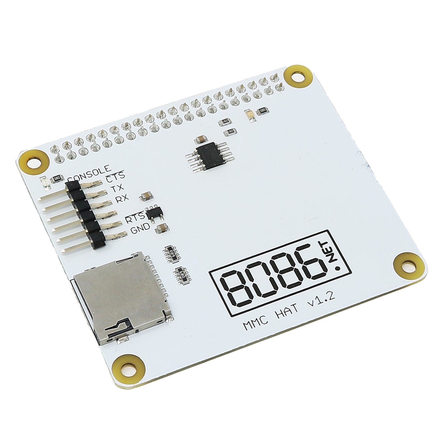MMC HAT for Raspberry Pi by 8086 - The Pi Hut