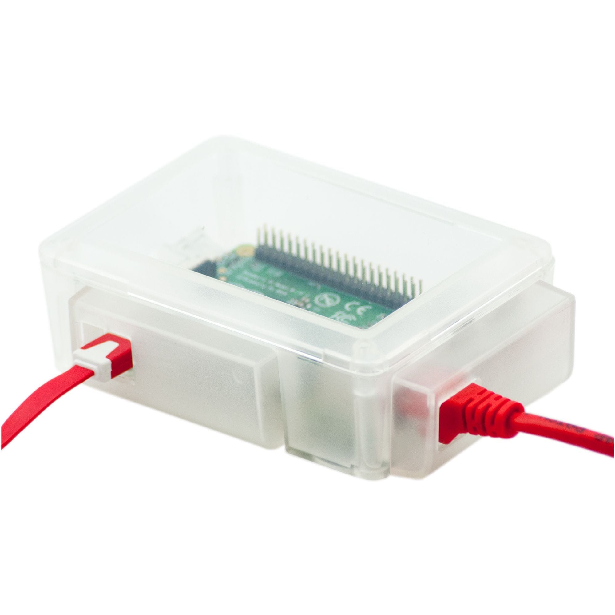 Modular Raspberry Pi 3 Case - Clear by The Pi Hut - The Pi Hut