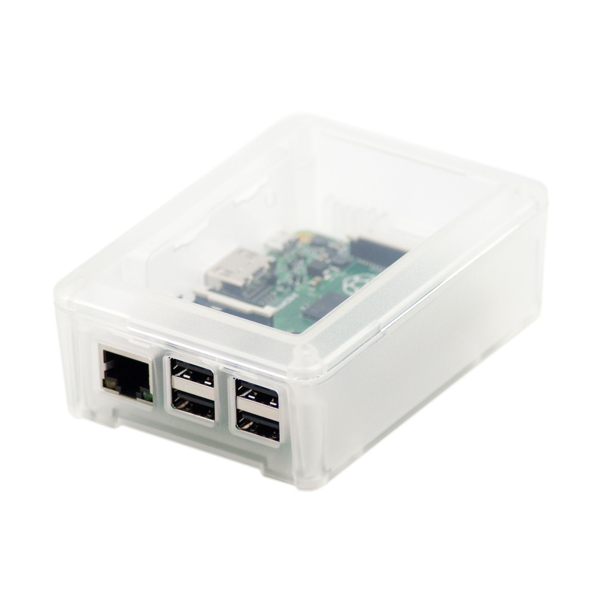 Modular Raspberry Pi 3 Case - Clear by The Pi Hut - The Pi Hut