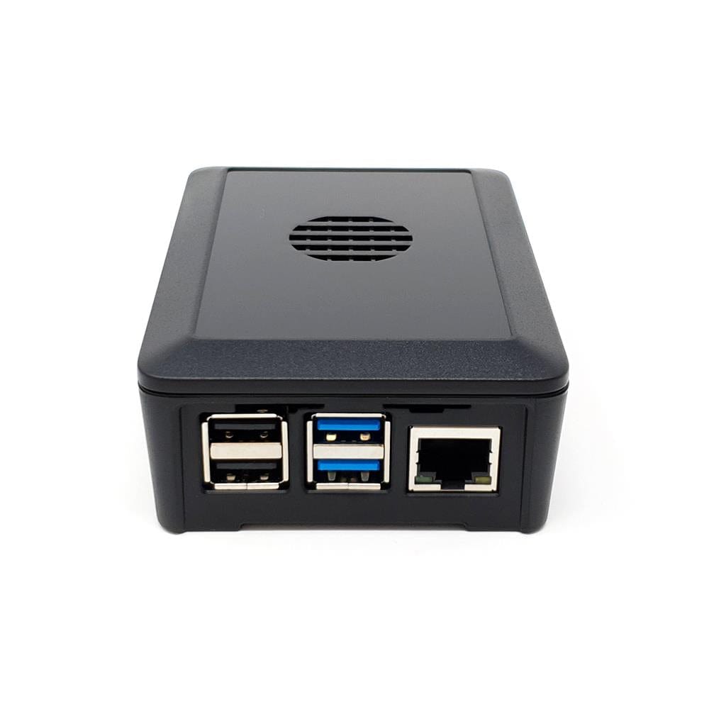 Modular Raspberry Pi 4 Case - Black by The Pi Hut - The Pi Hut