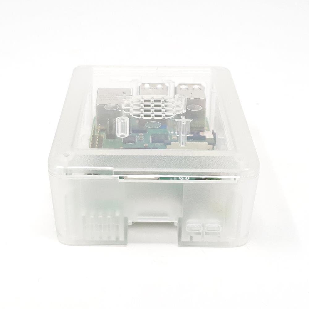Modular Raspberry Pi 4 Case - Clear by The Pi Hut - The Pi Hut