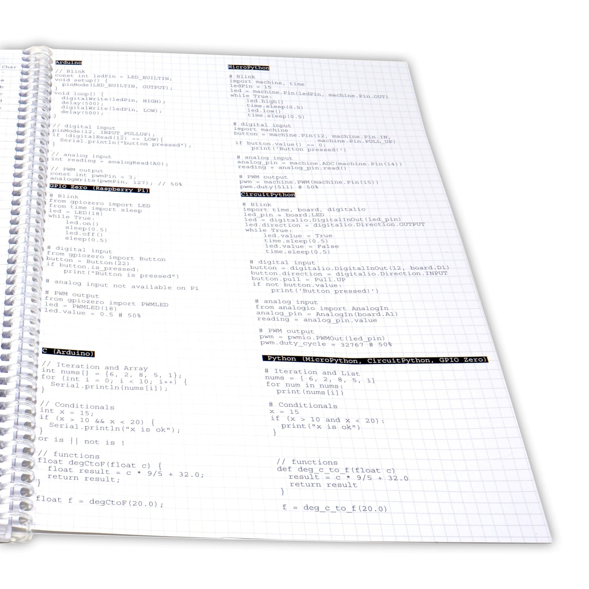 Monk Makes Electronics Notebook by Monk Makes - The Pi Hut