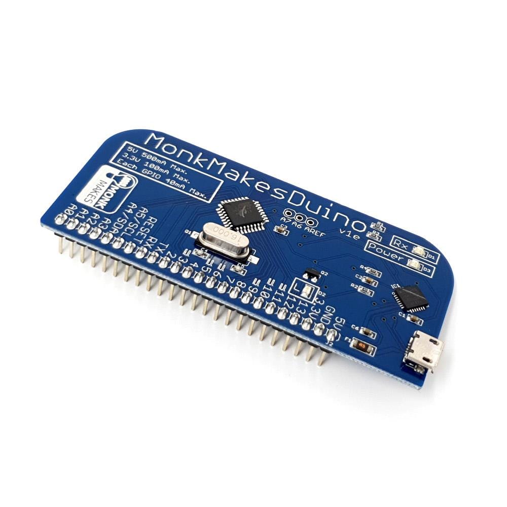 Monk Makes Duino - A Breadboard-Friendly Arduino Compatible by Monk Makes - The Pi Hut