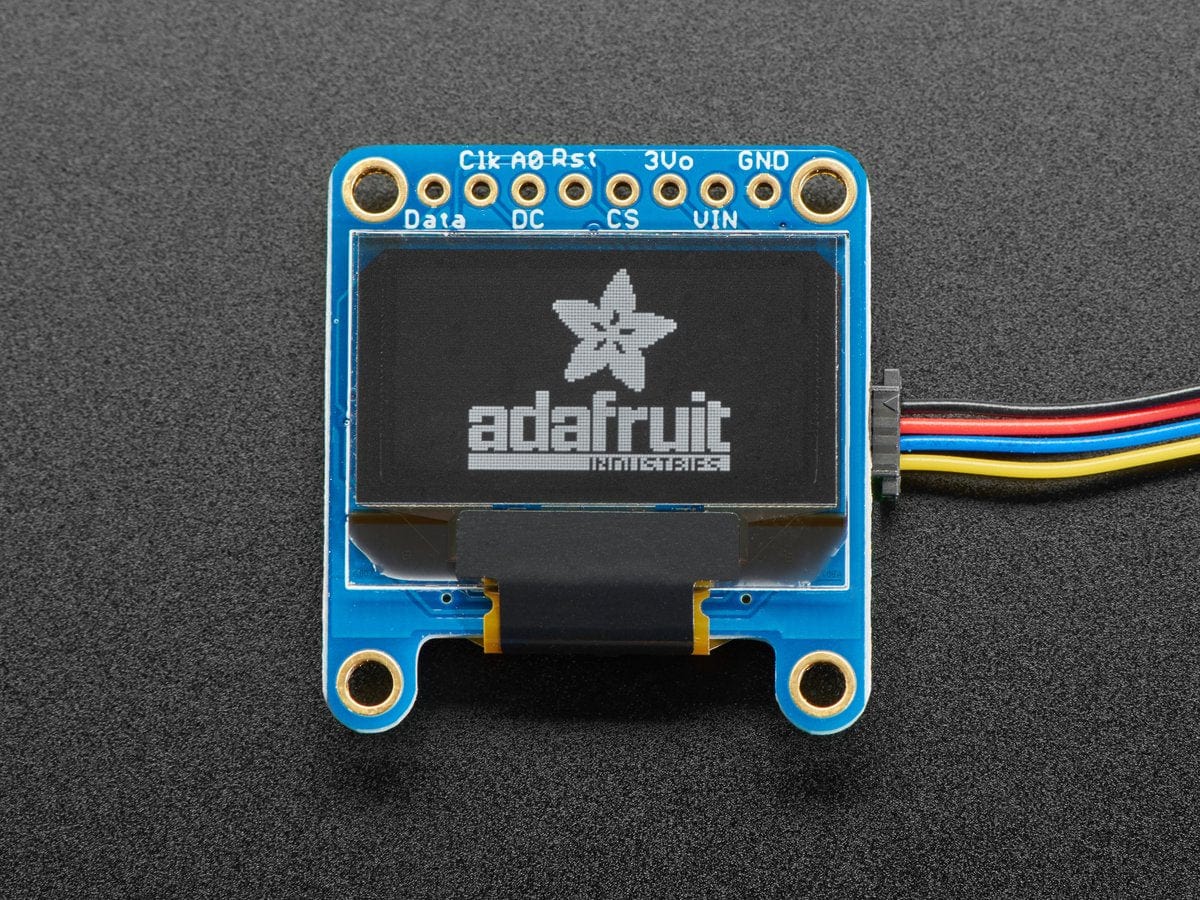Monochrome 0.96" 128x64 OLED Graphic Display - STEMMA QT by Adafruit - The Pi Hut