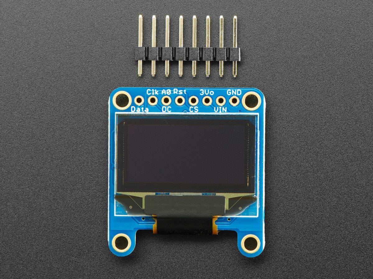 Monochrome 0.96" 128x64 OLED Graphic Display - STEMMA QT by Adafruit - The Pi Hut