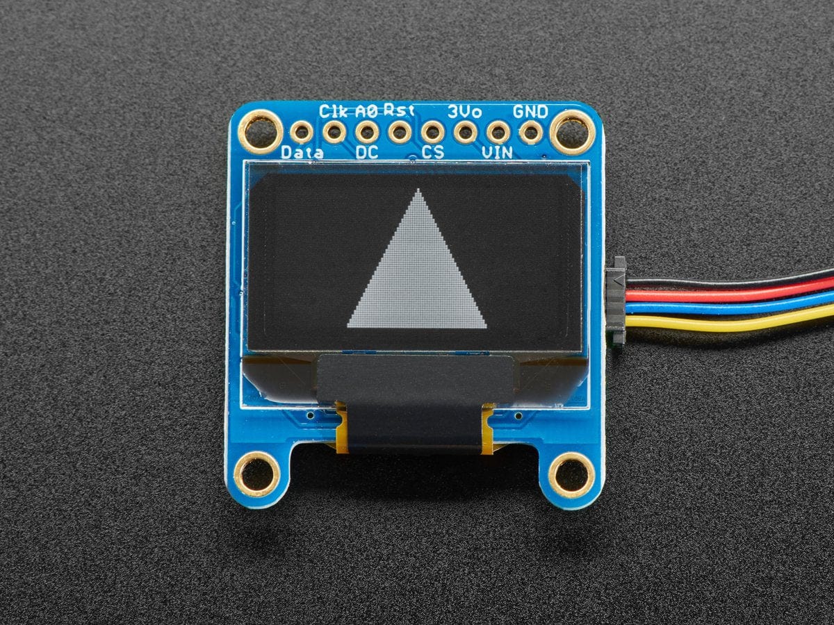 Monochrome 0.96" 128x64 OLED Graphic Display - STEMMA QT by Adafruit - The Pi Hut