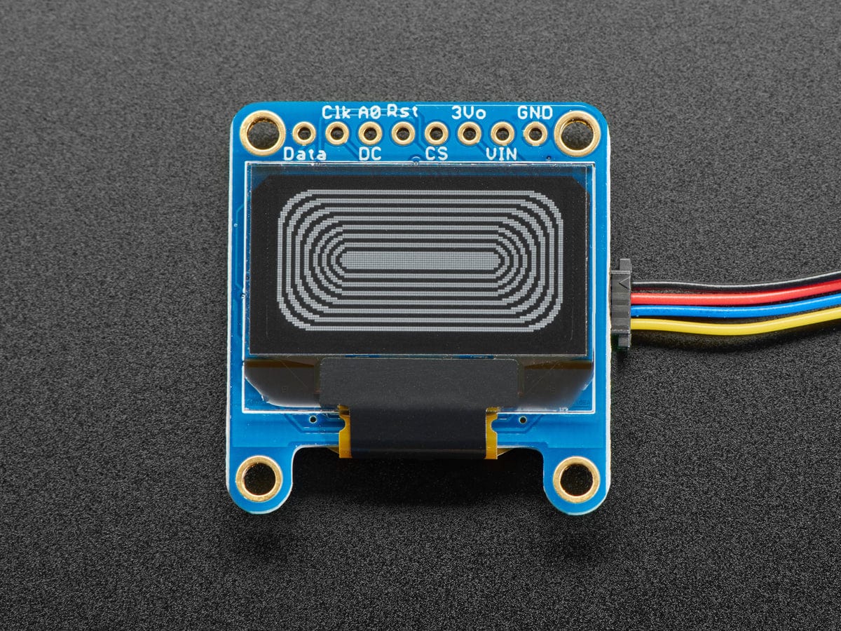 Monochrome 0.96" 128x64 OLED Graphic Display - STEMMA QT by Adafruit - The Pi Hut