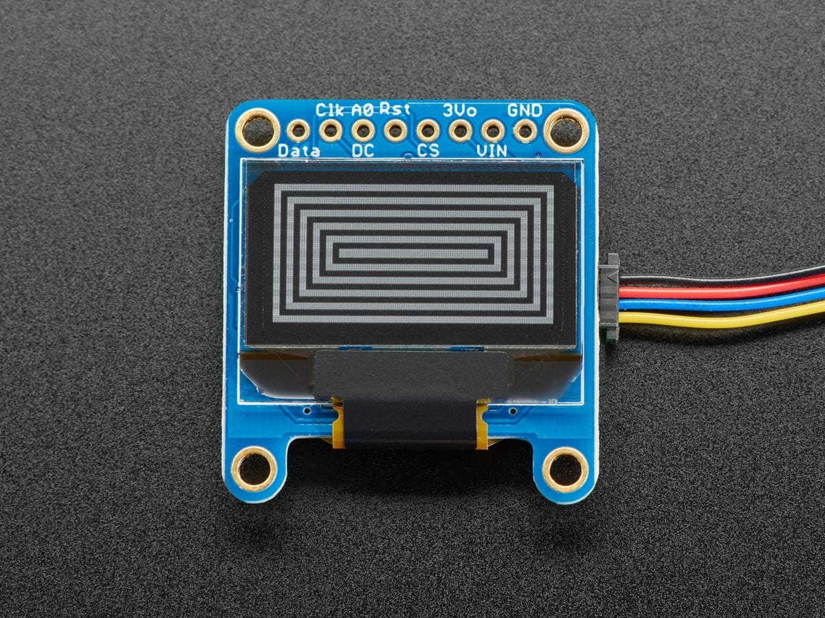 Monochrome 0.96" 128x64 OLED Graphic Display - STEMMA QT by Adafruit - The Pi Hut