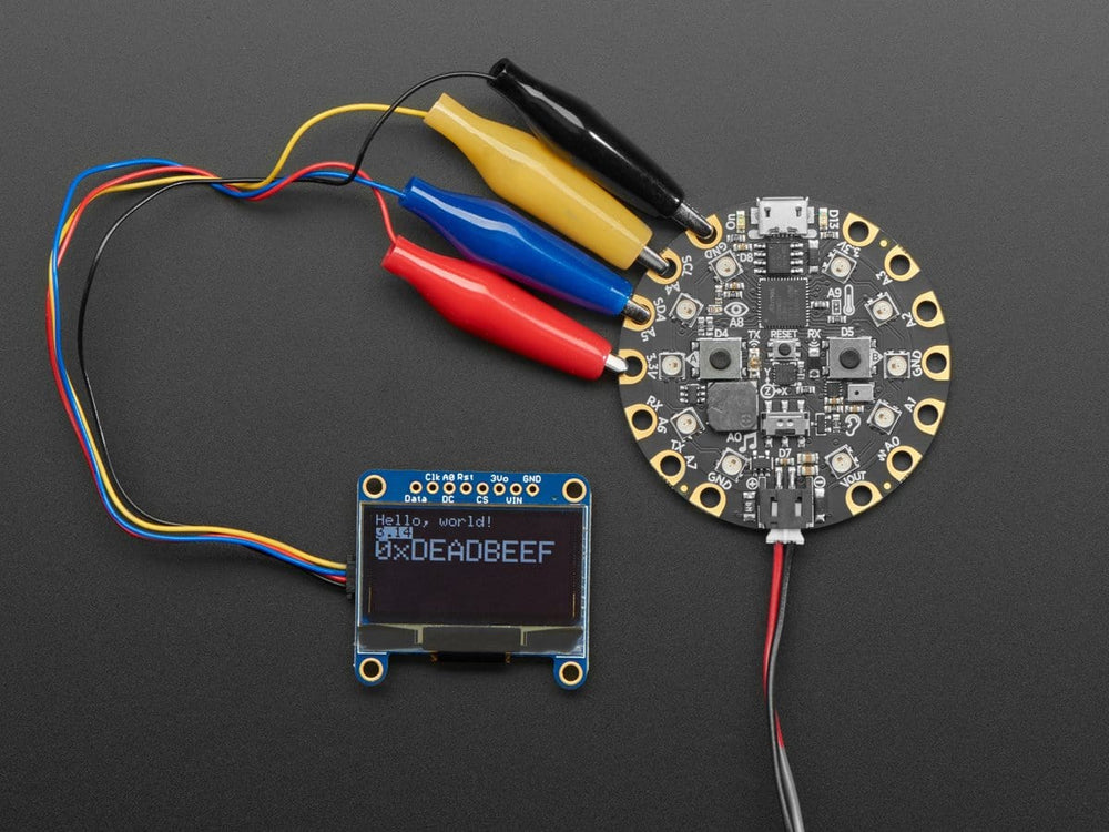 Monochrome 1.3" 128x64 OLED graphic display - STEMMA QT / Qwiic by Adafruit - The Pi Hut