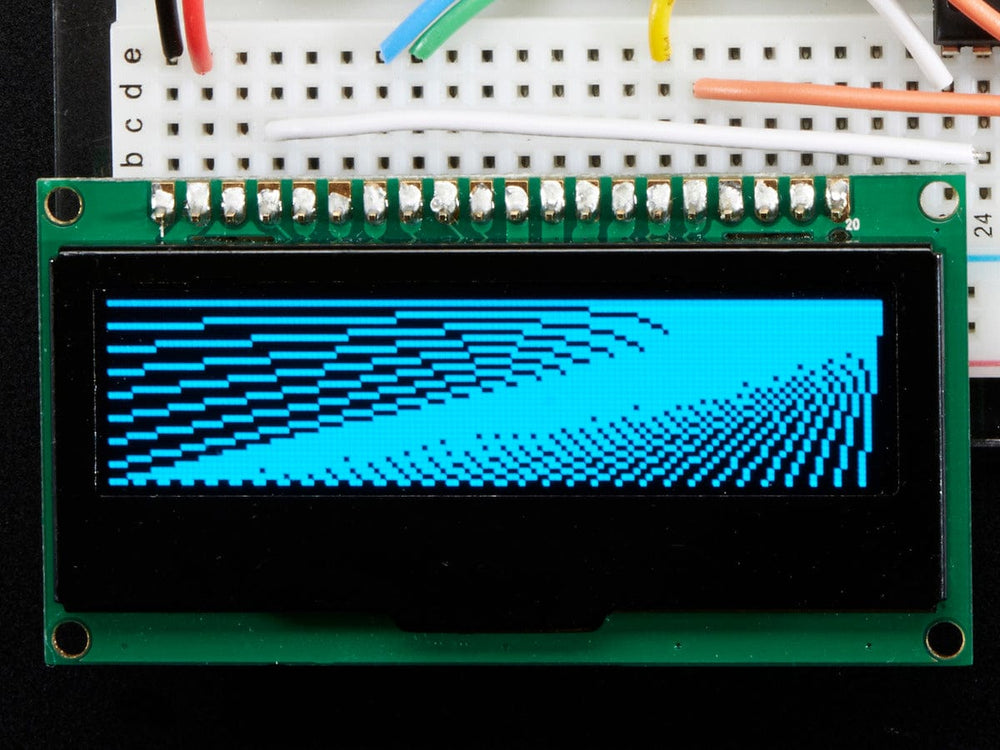 Monochrome 2.3" 128x32 OLED Graphic Display Module Kit by Adafruit - The Pi Hut