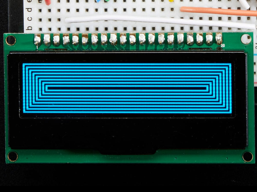 Monochrome 2.3" 128x32 OLED Graphic Display Module Kit by Adafruit - The Pi Hut