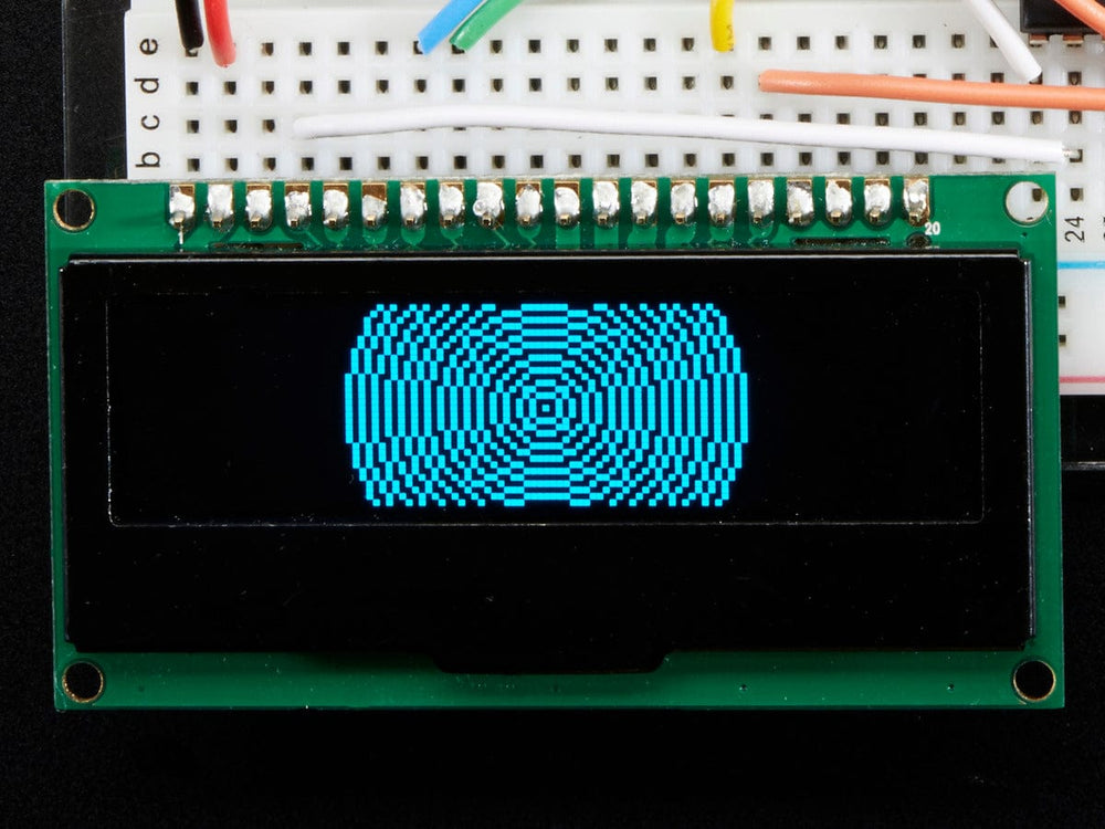 Monochrome 2.3" 128x32 OLED Graphic Display Module Kit by Adafruit - The Pi Hut