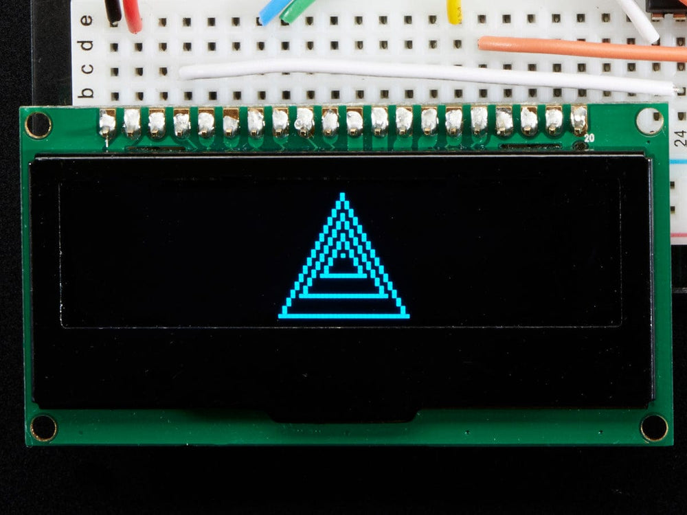 Monochrome 2.3" 128x32 OLED Graphic Display Module Kit by Adafruit - The Pi Hut