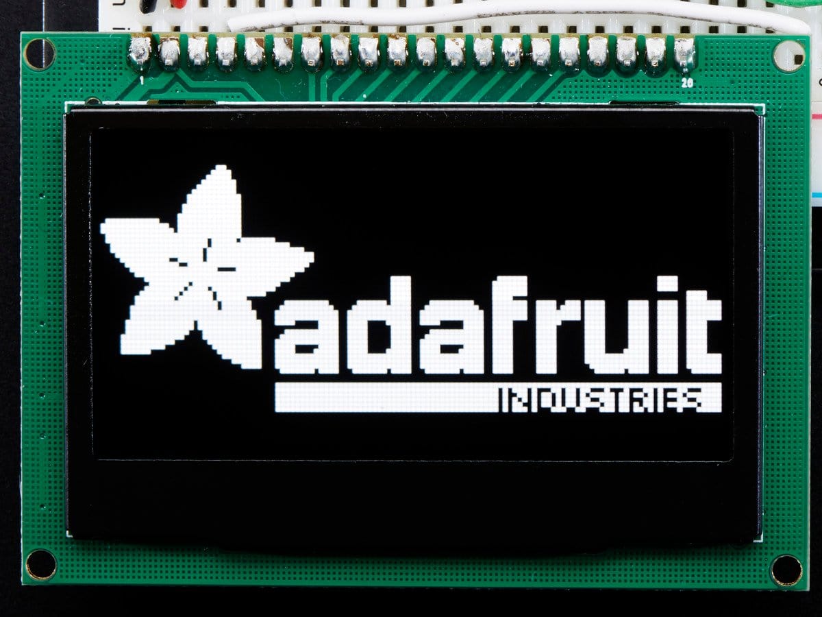 Monochrome 2.42" 128x64 OLED Graphic Display Module Kit by The Pi Hut - The Pi Hut