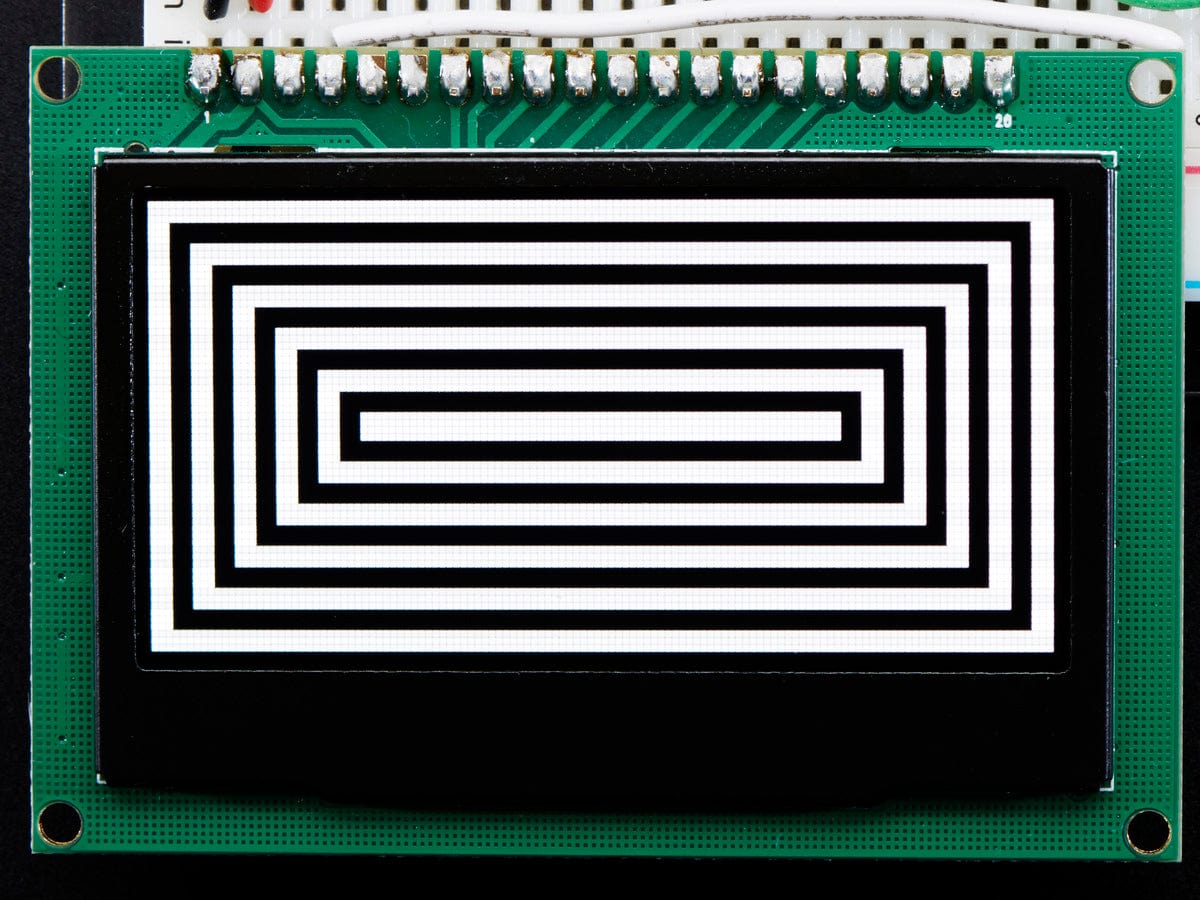 Monochrome 2.42" 128x64 OLED Graphic Display Module Kit by The Pi Hut - The Pi Hut