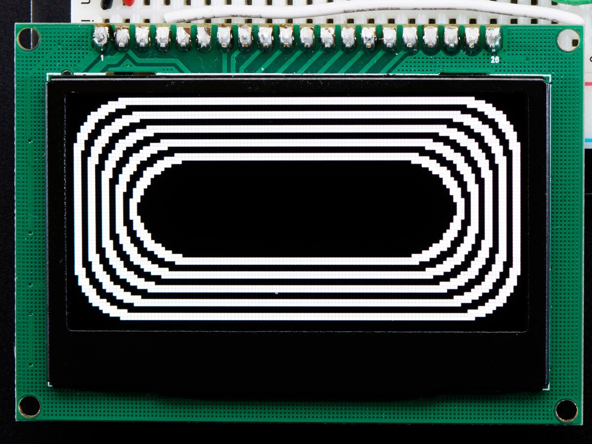 Monochrome 2.42" 128x64 OLED Graphic Display Module Kit by The Pi Hut - The Pi Hut