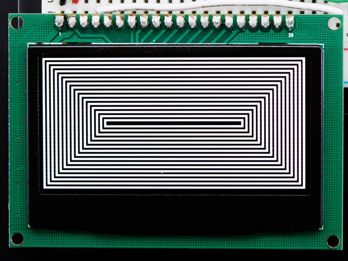 Monochrome 2.42" 128x64 OLED Graphic Display Module Kit by The Pi Hut - The Pi Hut