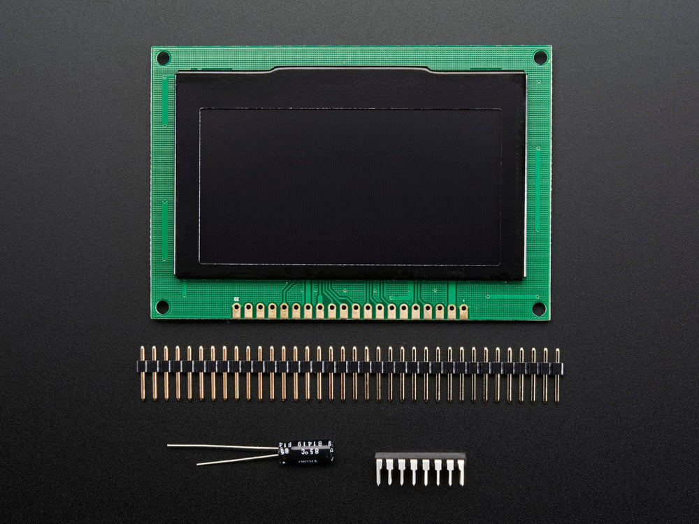 Monochrome 2.7" 128x64 OLED Graphic Display Module Kit by Adafruit - The Pi Hut