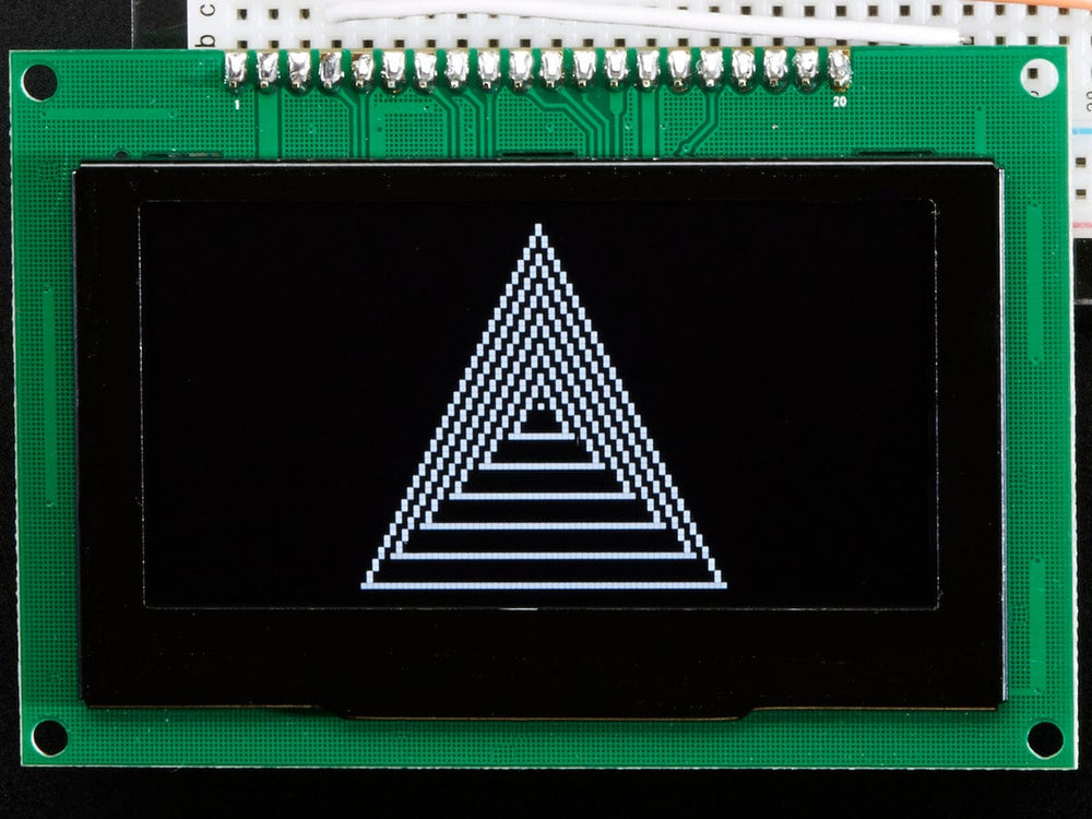 Monochrome 2.7" 128x64 OLED Graphic Display Module Kit by Adafruit - The Pi Hut