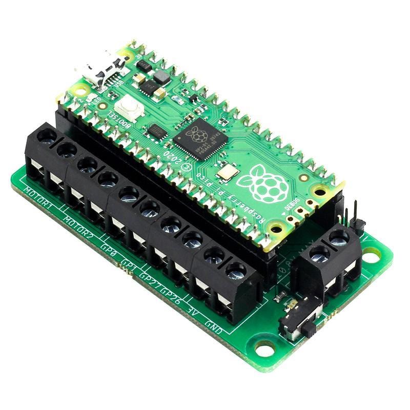 Motor Driver Board for Raspberry Pi Pico by Kitronik - The Pi Hut