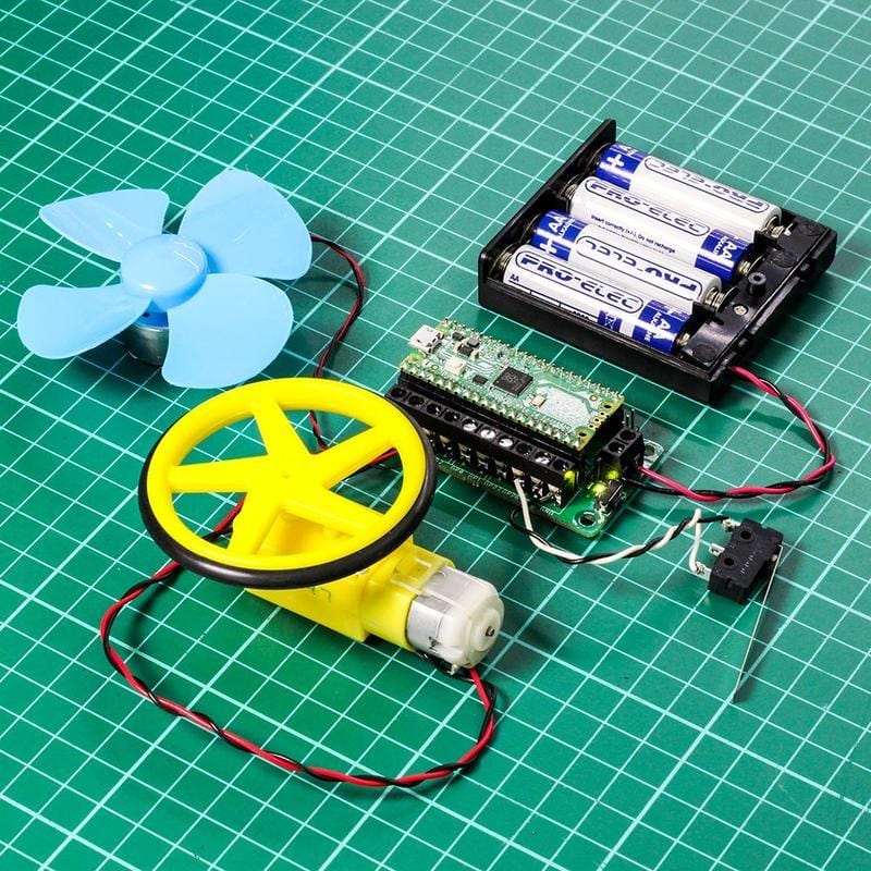 Motor Driver Board for Raspberry Pi Pico by Kitronik - The Pi Hut