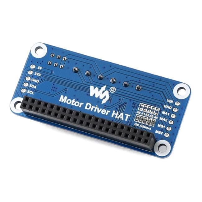 Motor Driver pHAT for Raspberry Pi (I2C) by Waveshare - The Pi Hut