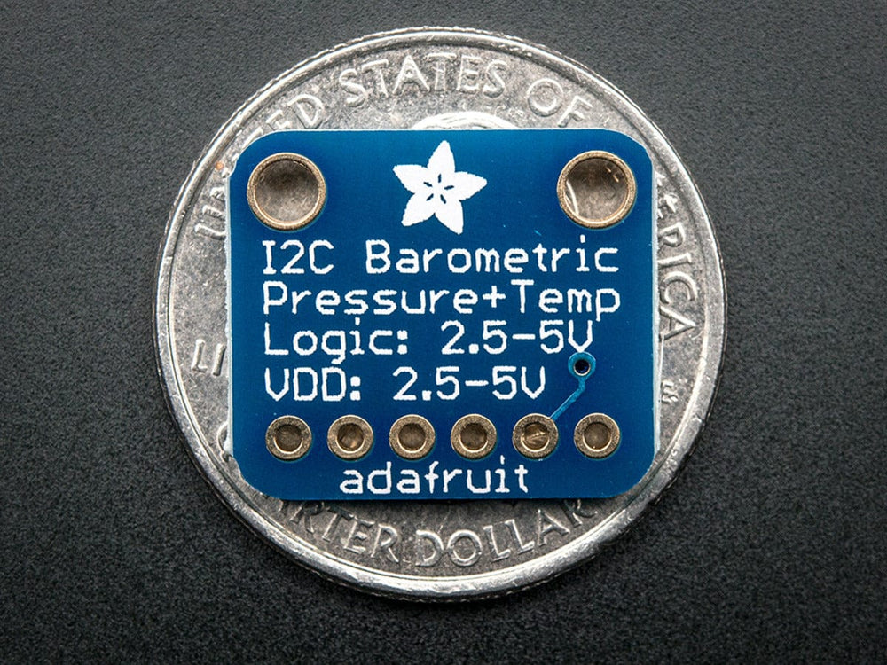 MPL115A2 - I2C Barometric Pressure/Temperature Sensor by Adafruit - The Pi Hut