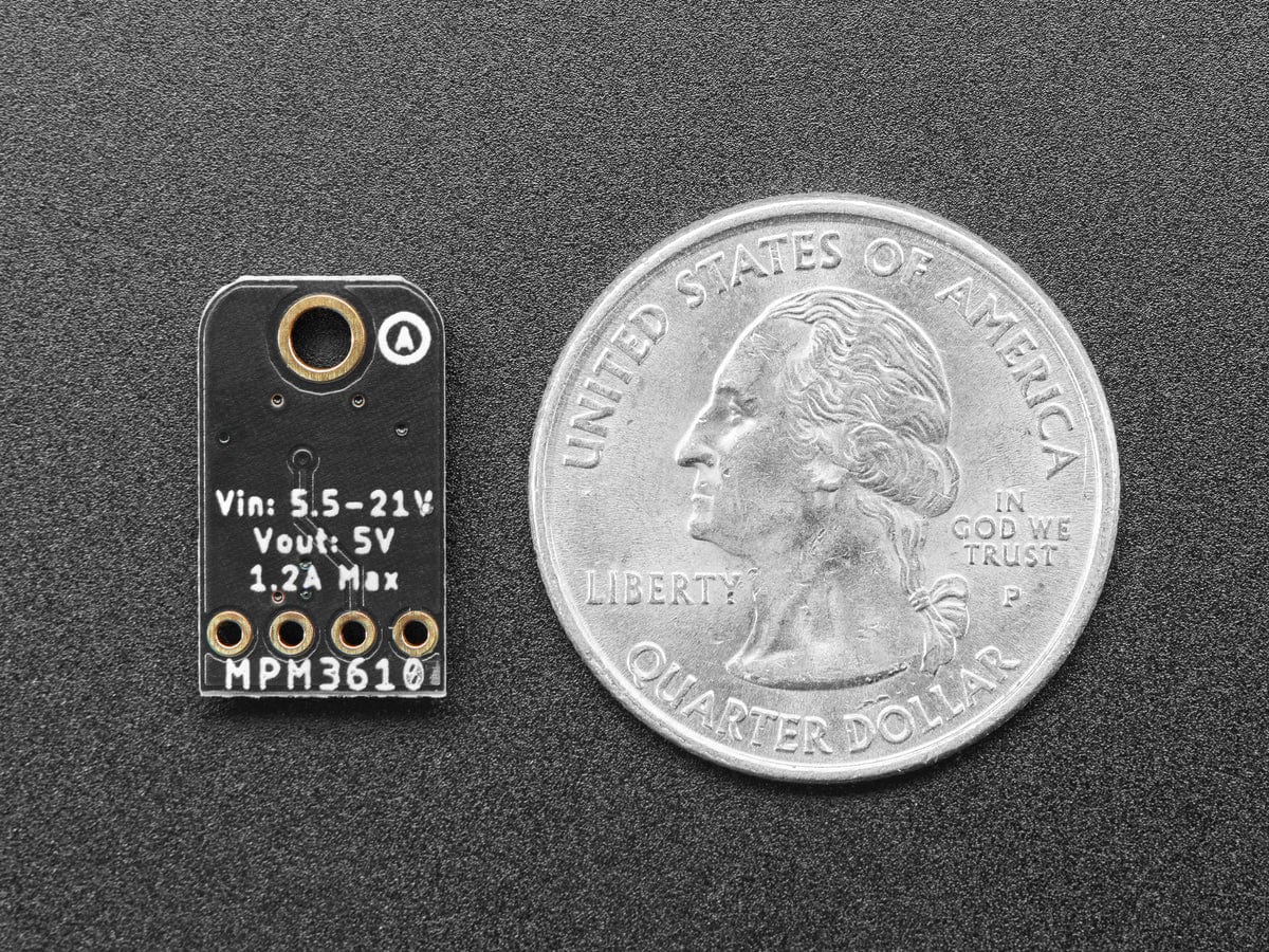 MPM3610 5V Buck Converter Breakout - 21V In 5V Out at 1.2A by Adafruit - The Pi Hut