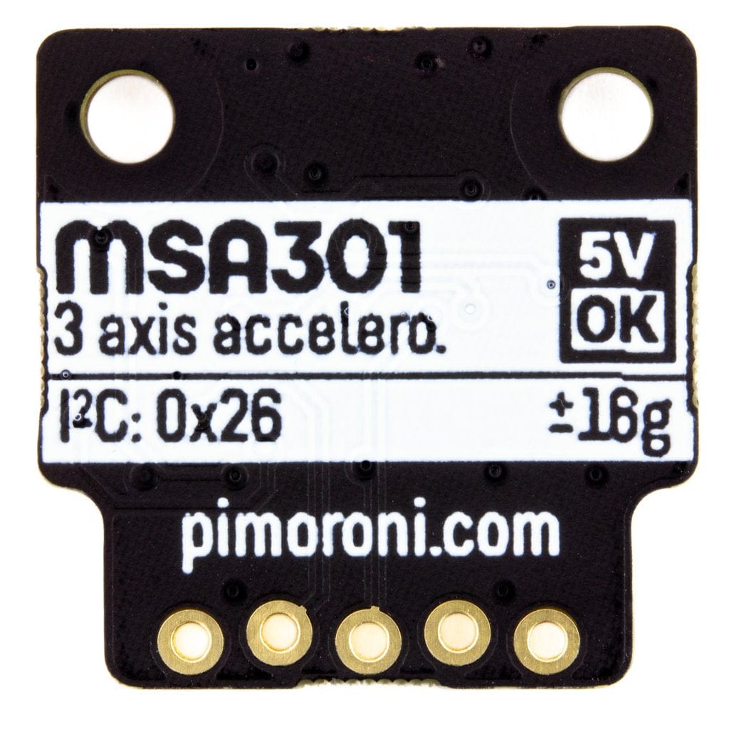 MSA301 3DoF Motion Sensor Breakout by Pimoroni - The Pi Hut