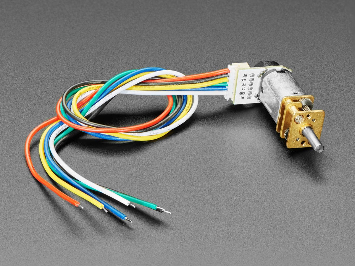 N20 DC Motor with Magnetic Encoder - 6V with 1:100 Gear Ratio by The Pi Hut - The Pi Hut