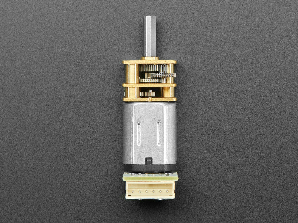 N20 DC Motor with Magnetic Encoder - 6V with 1:100 Gear Ratio by The Pi Hut - The Pi Hut