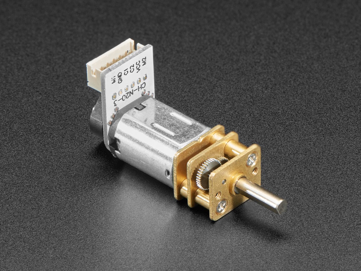 N20 DC Motor with Magnetic Encoder - 6V with 1:298 Gear Ratio by The Pi Hut - The Pi Hut