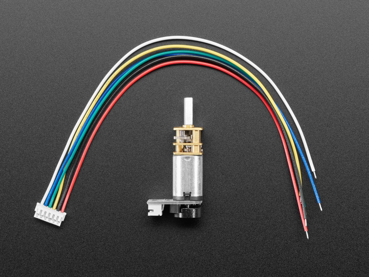 N20 DC Motor with Magnetic Encoder - 6V with 1:298 Gear Ratio by The Pi Hut - The Pi Hut
