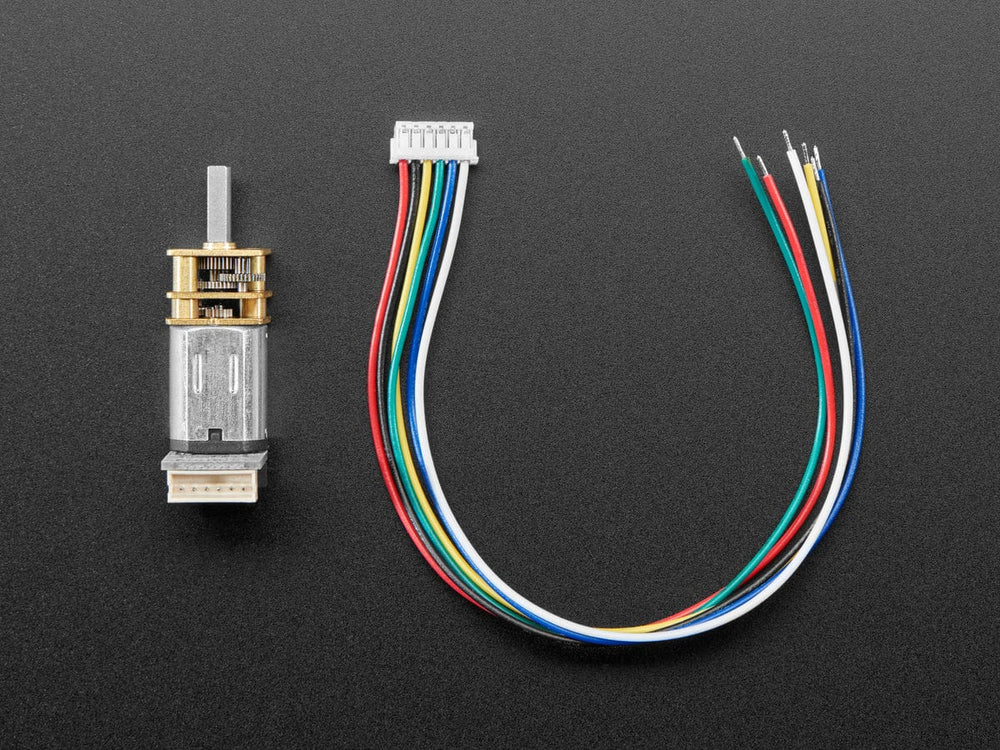 N20 DC Motor with Magnetic Encoder - 6V with 1:50 Gear Ratio by The Pi Hut - The Pi Hut