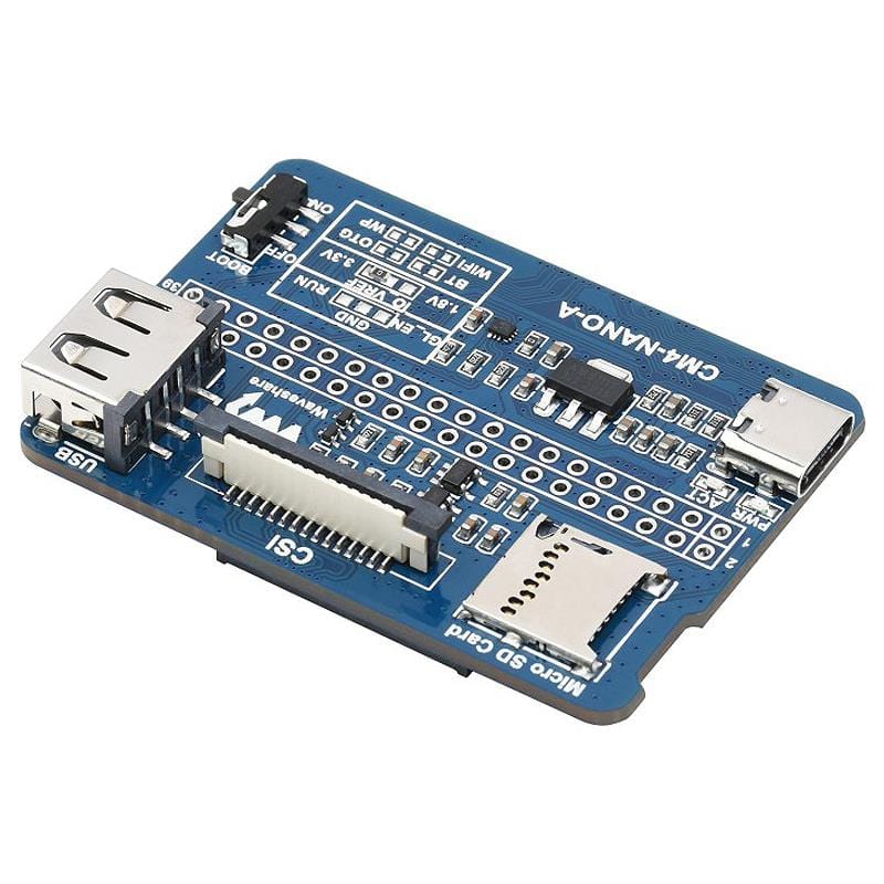 Nano Base Board (A) for Raspberry Pi CM4 by Waveshare - The Pi Hut
