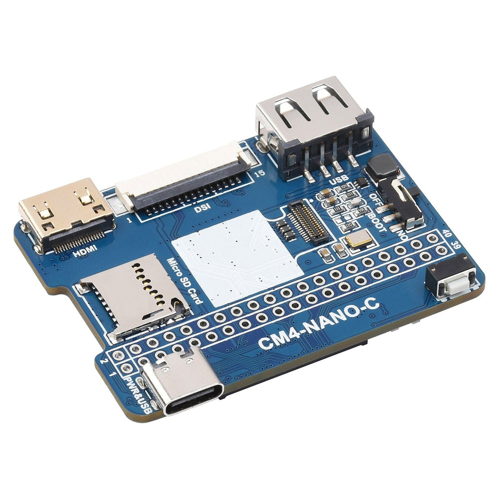 Nano Base Board (C) for Raspberry Pi CM4 by Waveshare - The Pi Hut