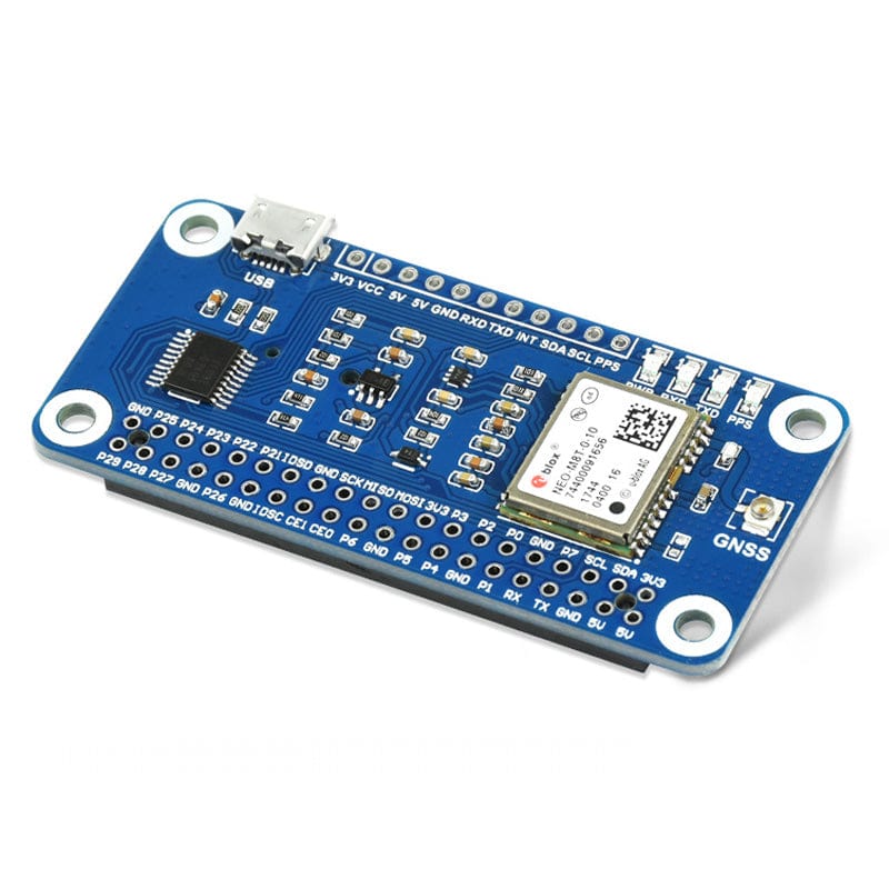 NEO-M8T GNSS Timing HAT for Raspberry Pi by Waveshare - The Pi Hut